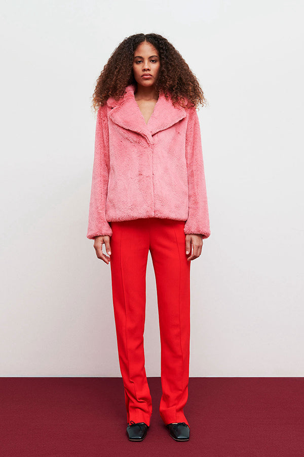 APPARIS x MANSUR GAVRIEL Milly Faux Fur Coat