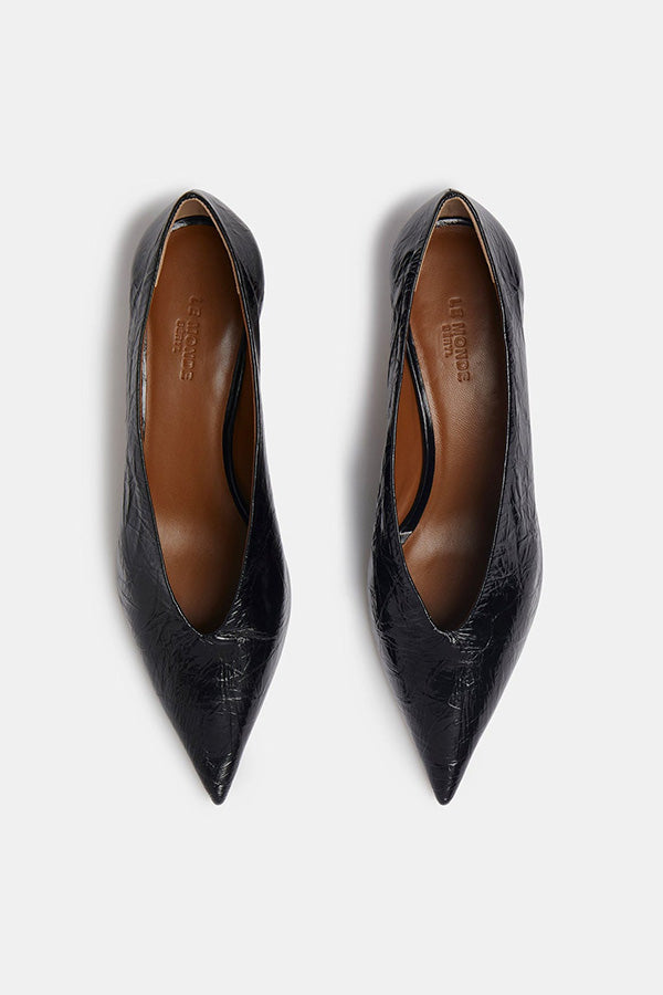 Babouche Kitten Heel, Black