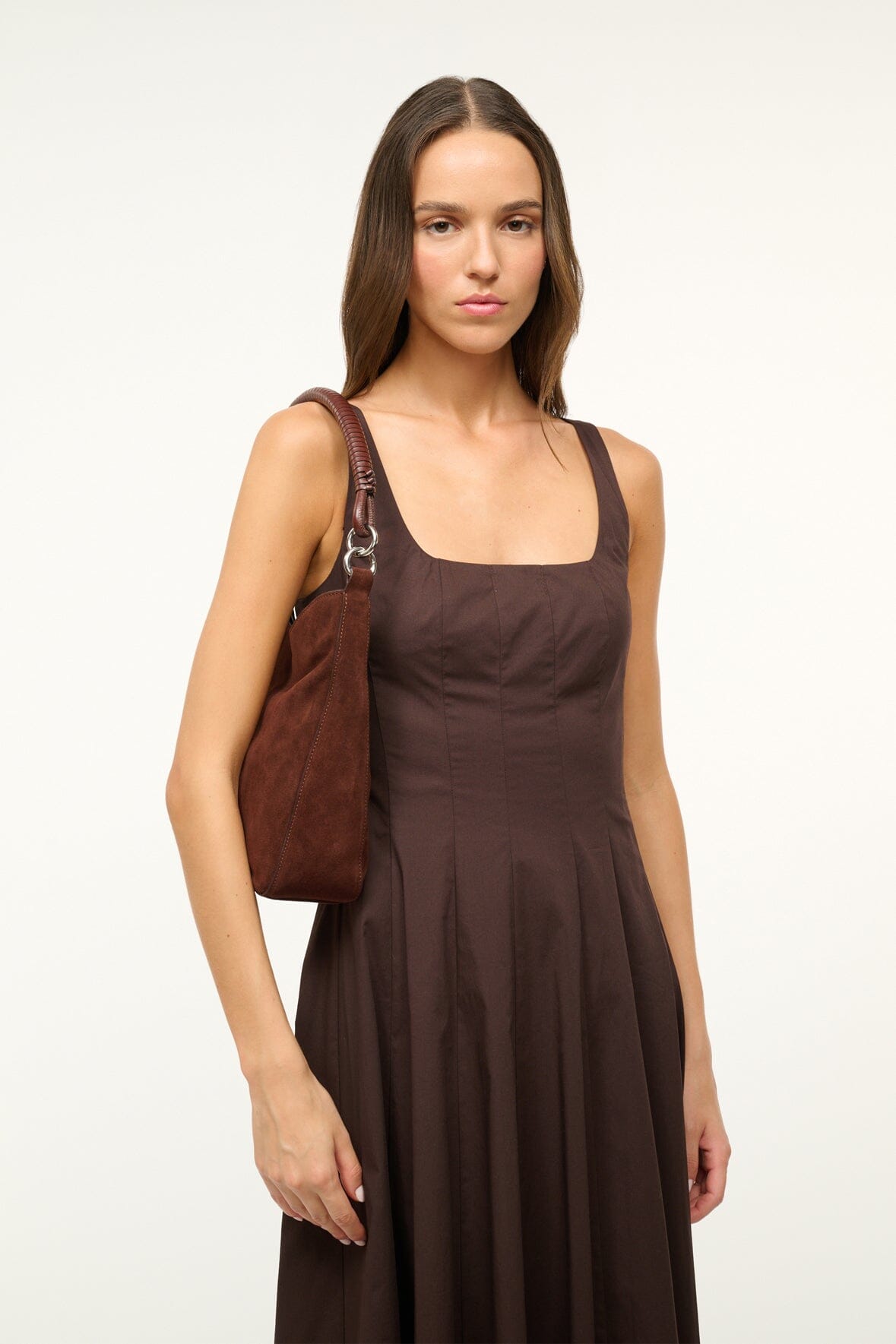 Mel Shoulder Bag, Mahogany