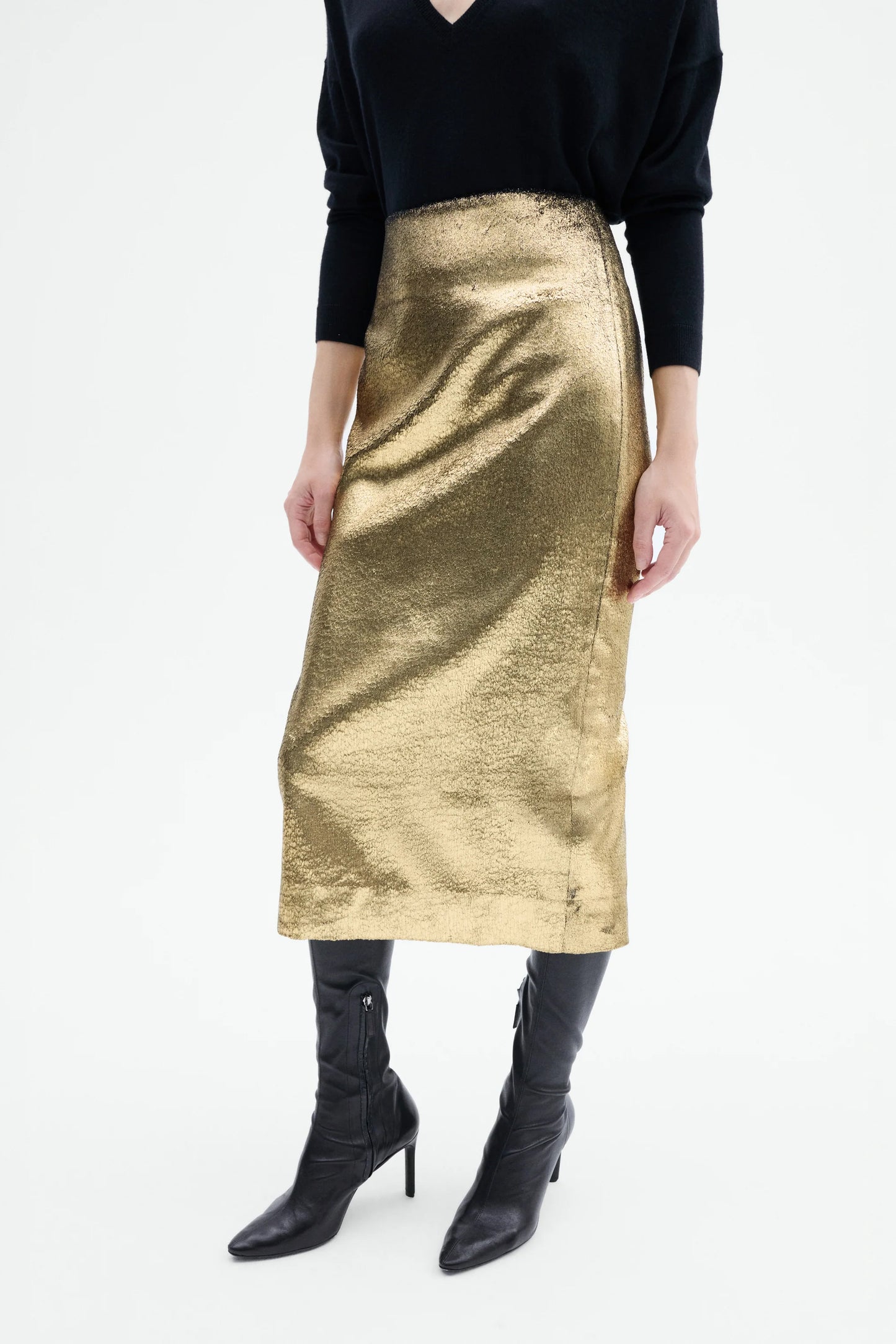 Slip Skirt, Gold