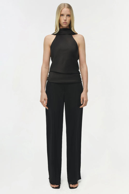 Samira Satin Cape Top