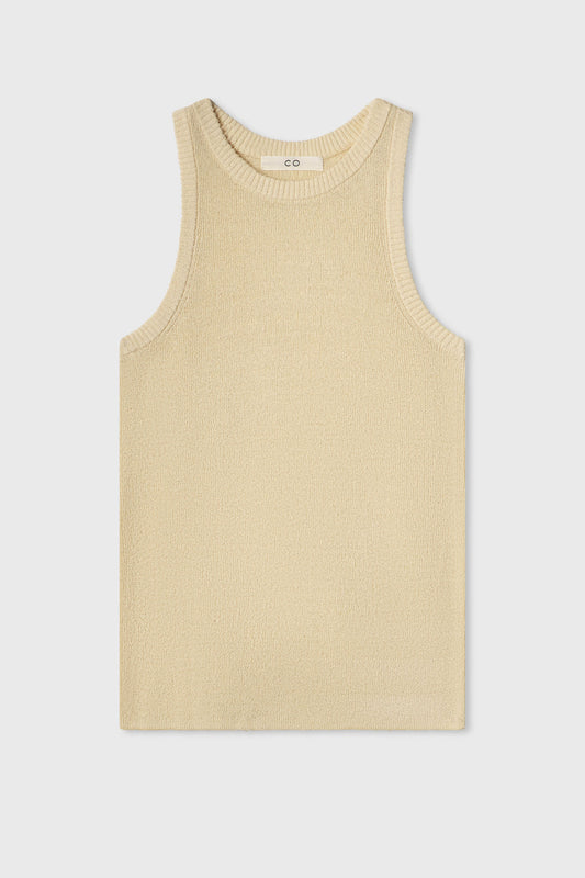Racerback Tank, Cream