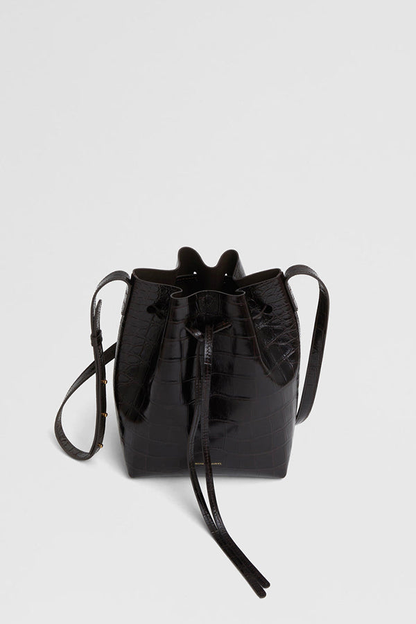 Haven leather bucket shop bag