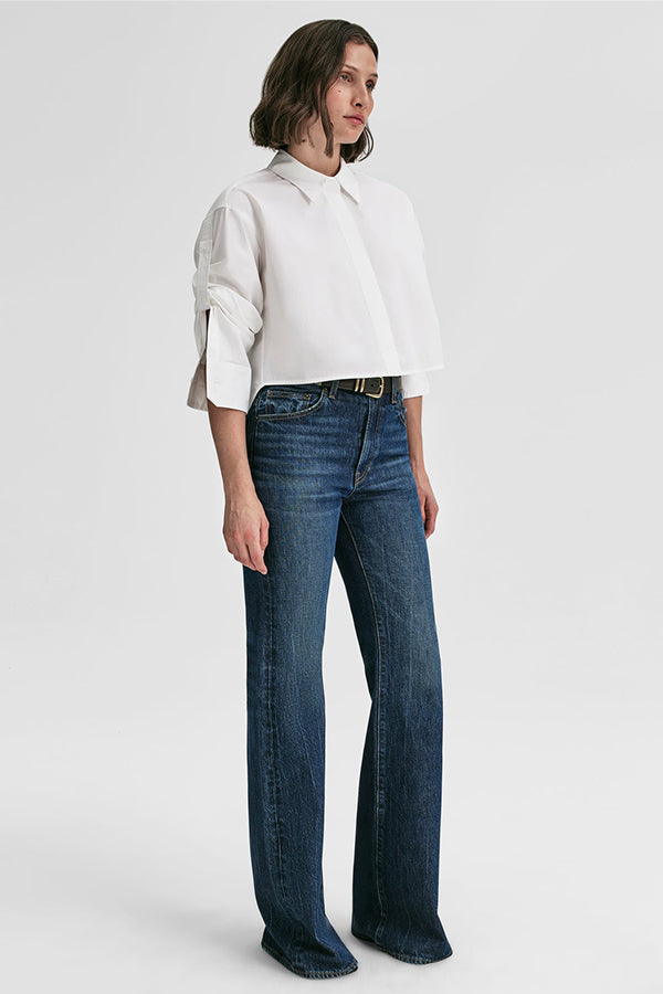 Maude Cropped Cotton Shirt