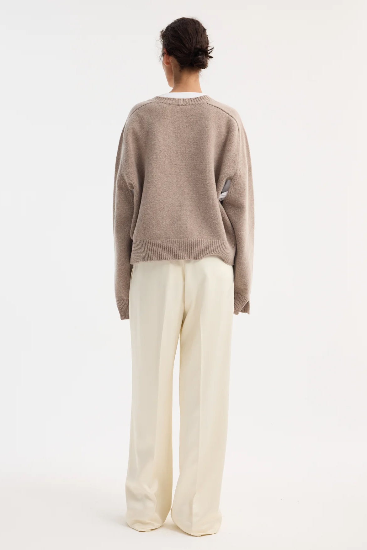 Relaxed Drawstring Satin Trousers