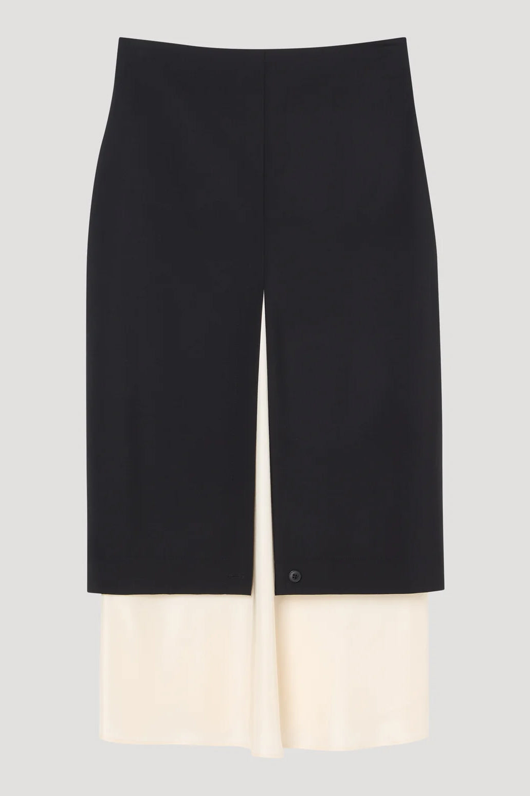 Contrast Upside-Down Skirt