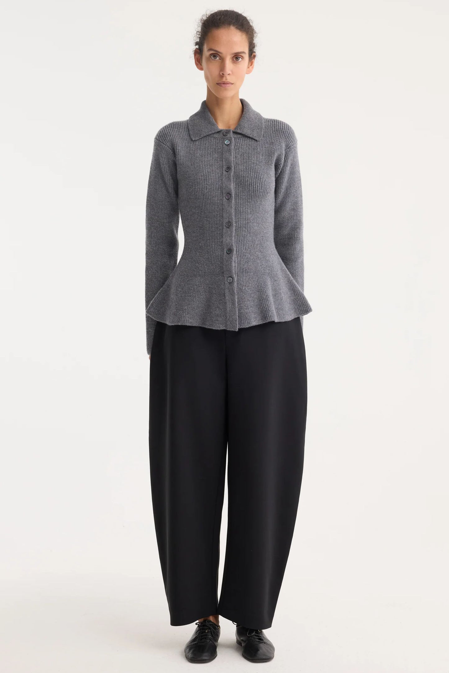Waisted Rib Cardigan