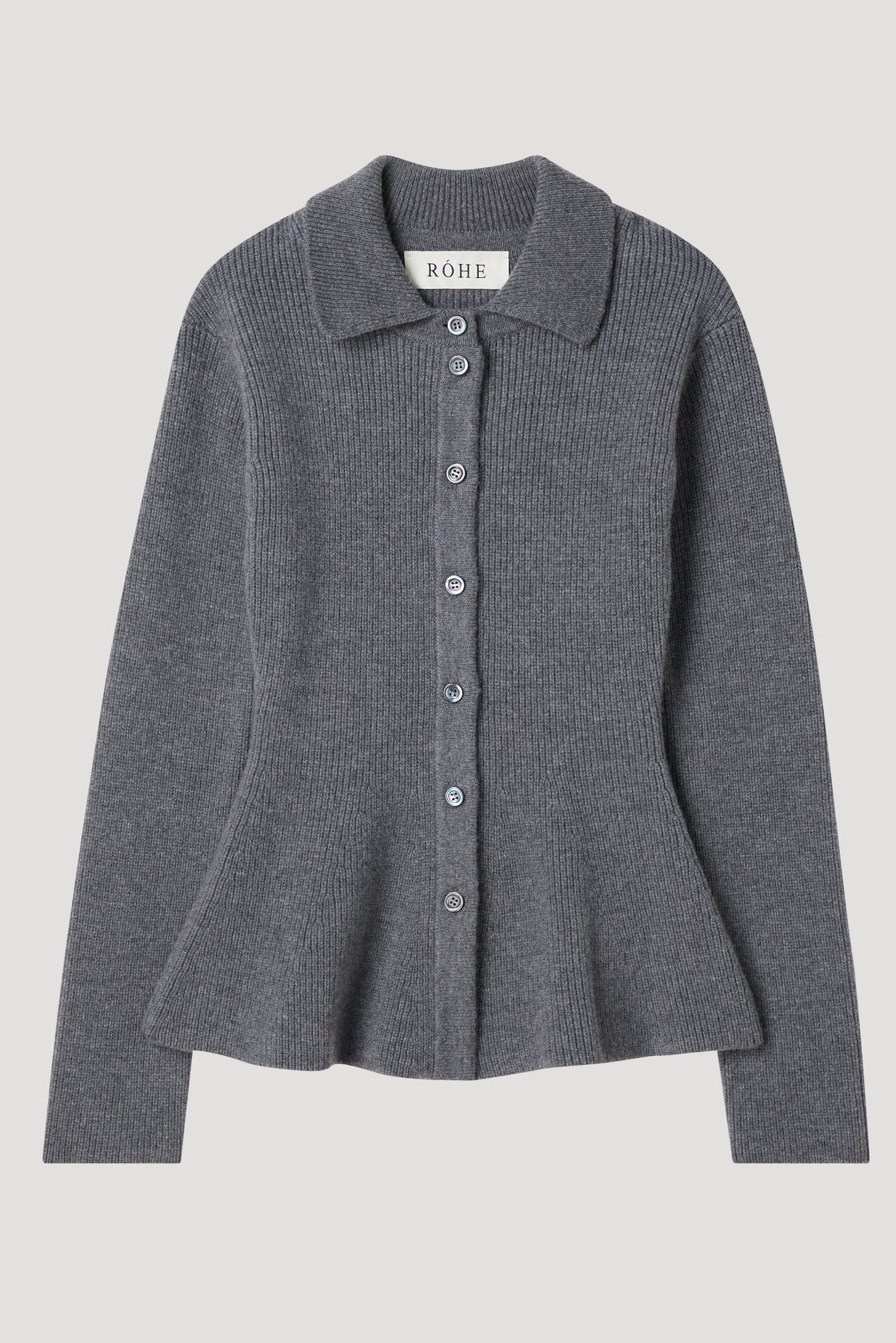 Waisted Rib Cardigan
