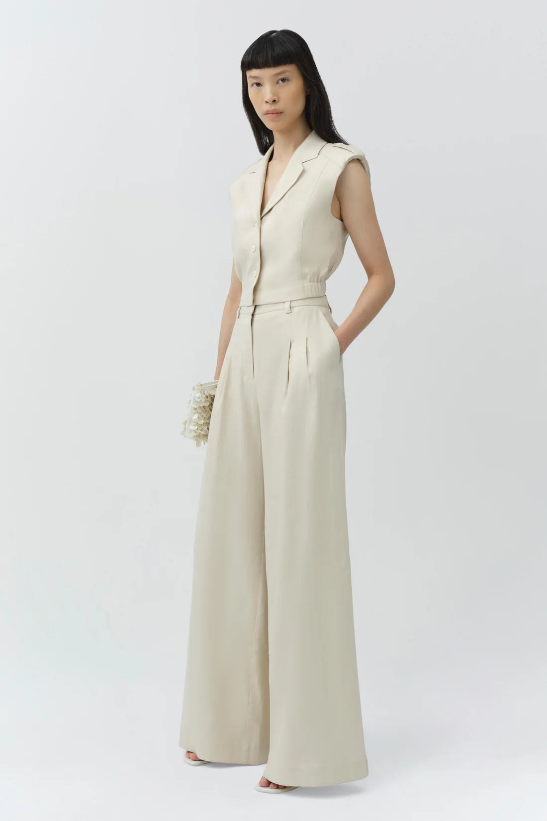 Ramsey Linen Wide Leg Pant