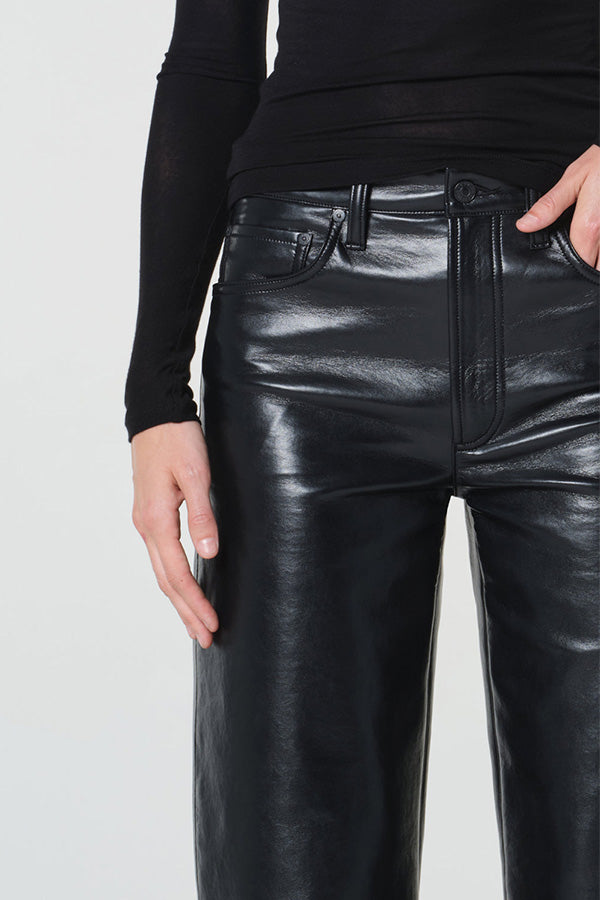 Arc Jean in Recycled Leather, Detox