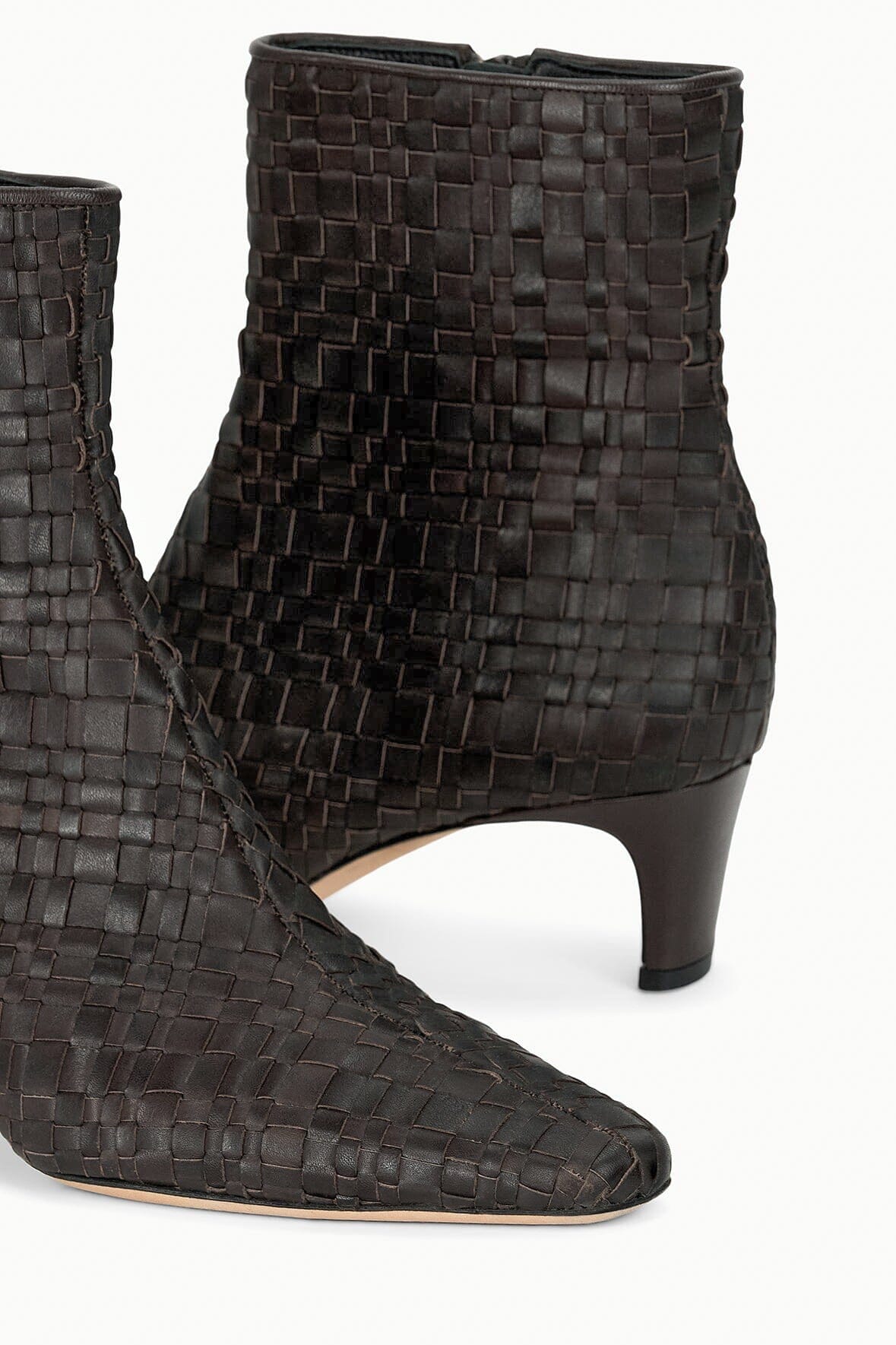 Wally Ankle Boot, Espresso Woven
