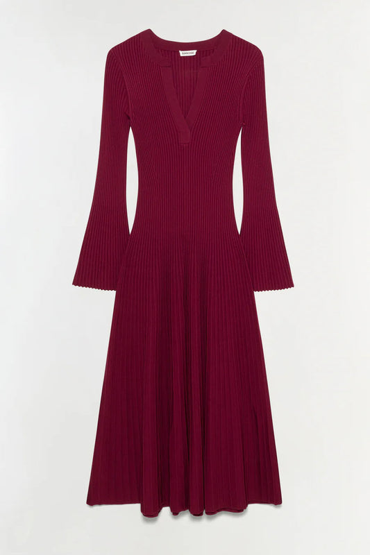 Genna Knit Dress, Cranberry