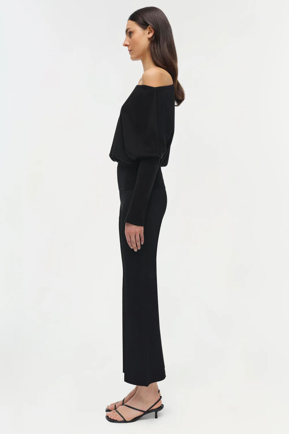 Lavina Draped Off Shoulder Sweater