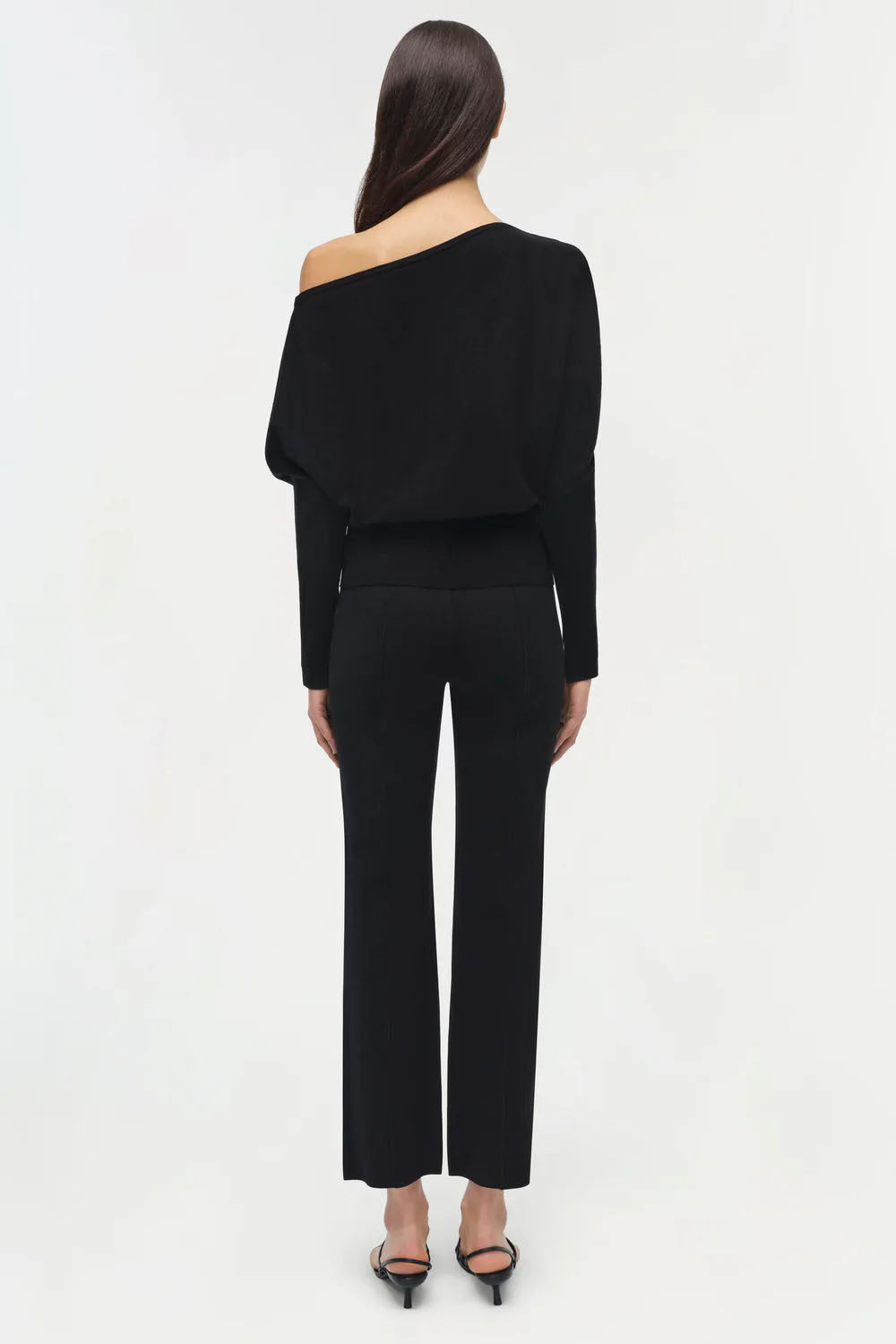 Lavina Draped Off Shoulder Sweater