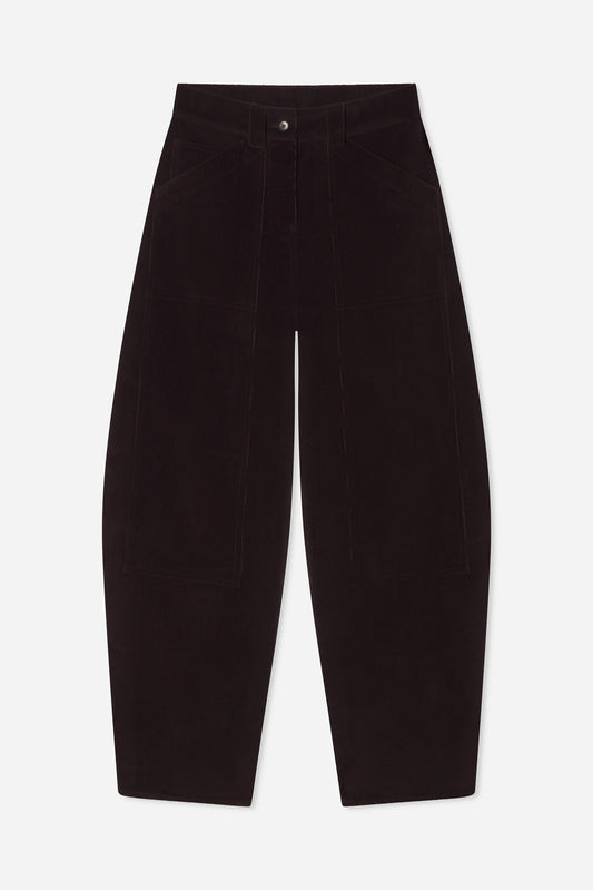 Corduroy Patch Pant, Chocolate