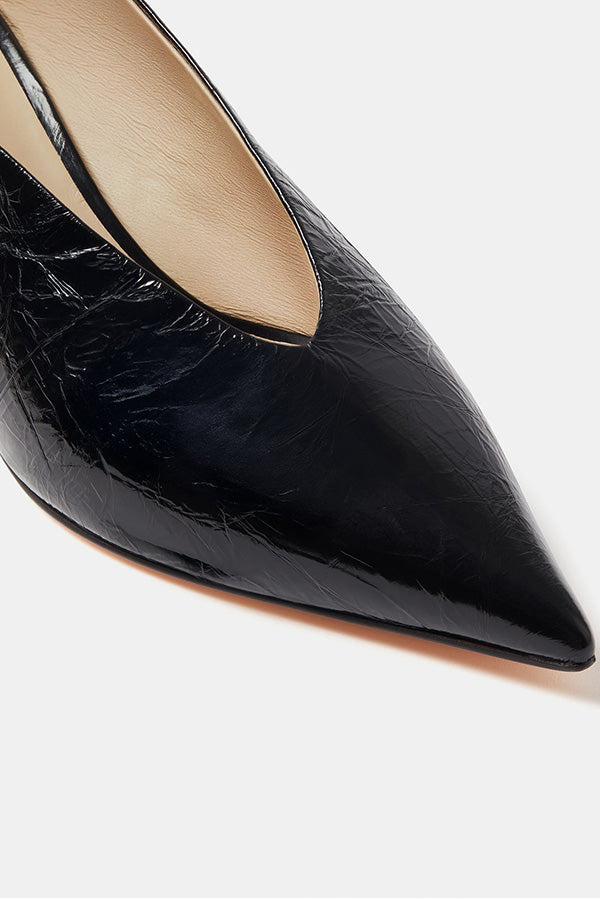 Babouche Kitten Heel, Black