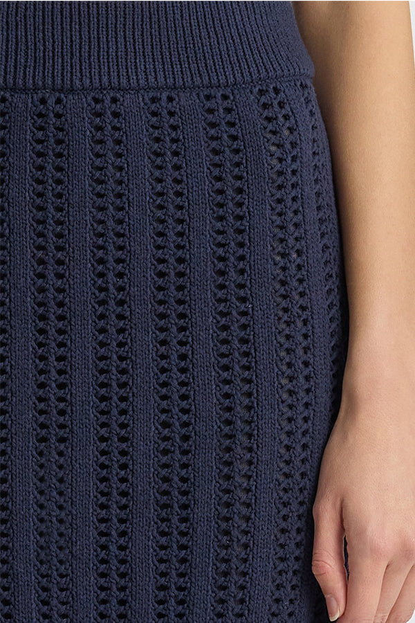 Aurora Crochet Midi Skirt