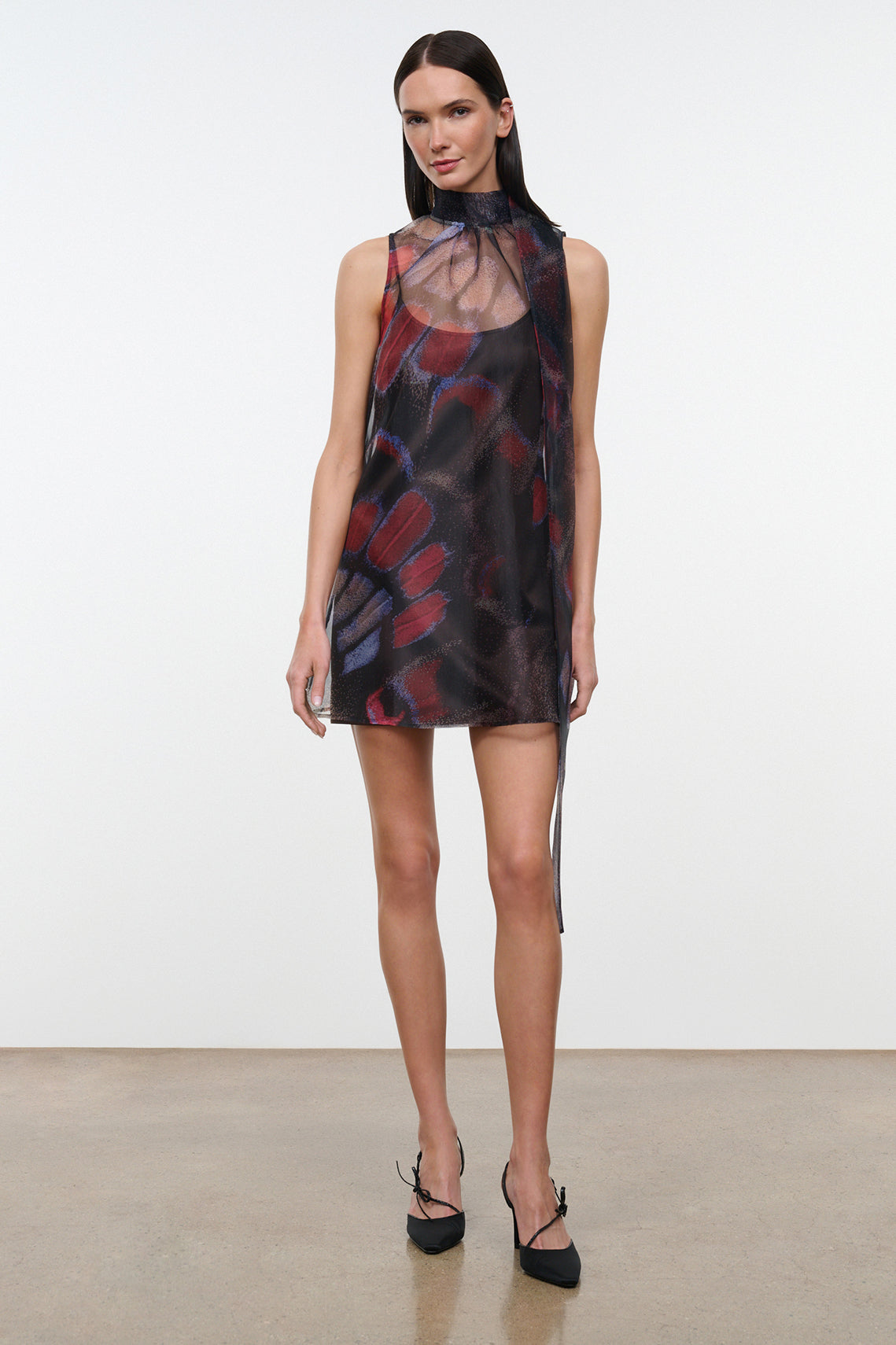 Albee Mini Dress, Butterfly Fuchsia