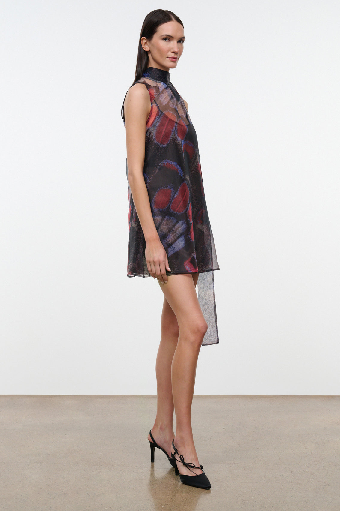 Albee Mini Dress, Butterfly Fuchsia