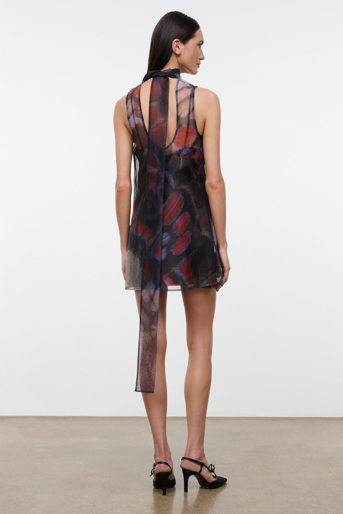 Albee Mini Dress, Butterfly Fuchsia
