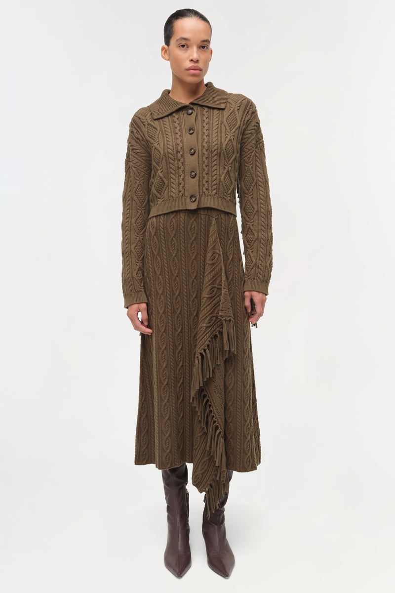 Virginia Wool Fringe Cardigan