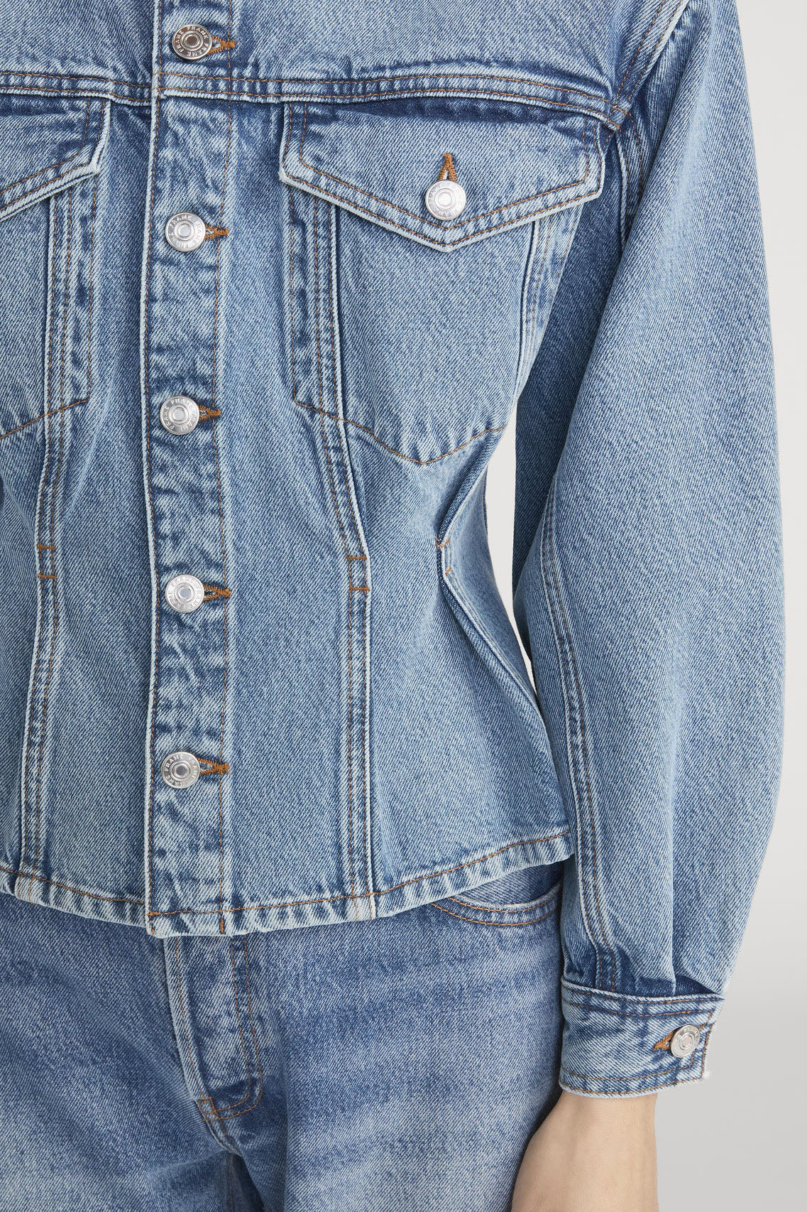 The Nipped Collarless Jacket