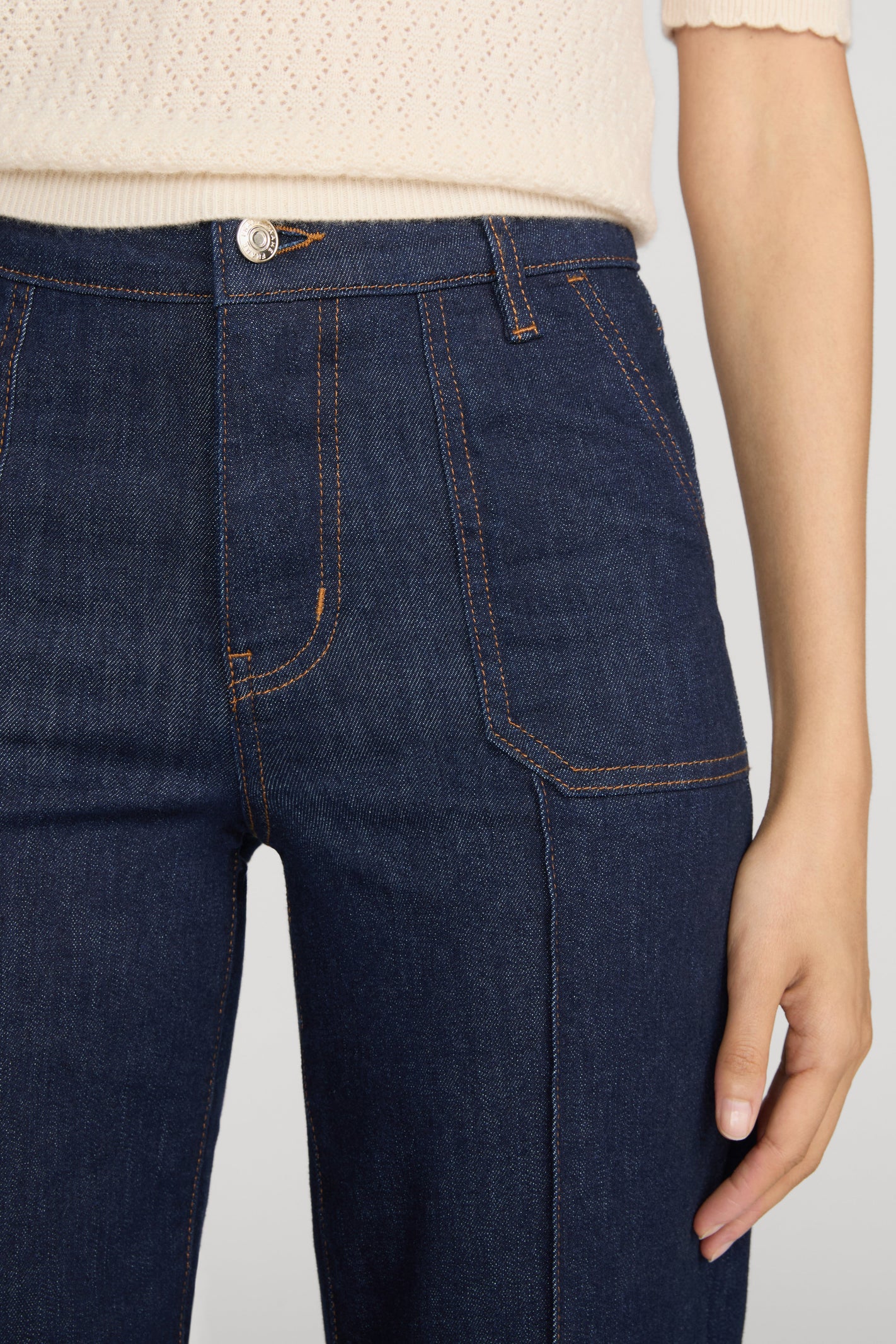 Le Slim Palazzo Pintuck Pocket, Rinse