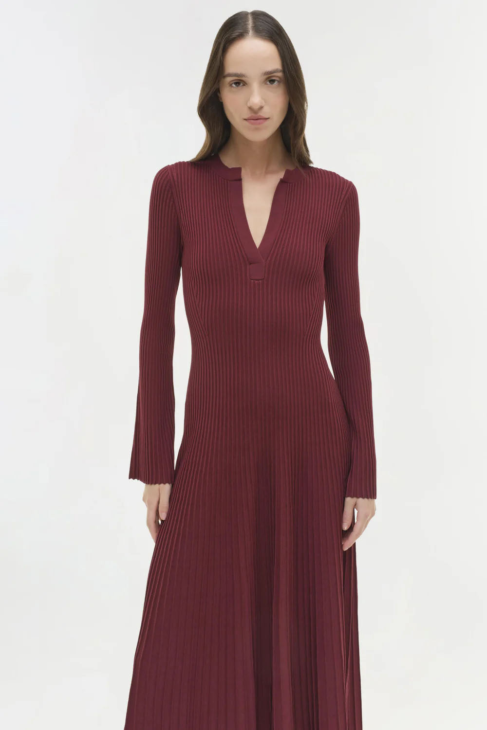 Genna Knit Dress, Cranberry