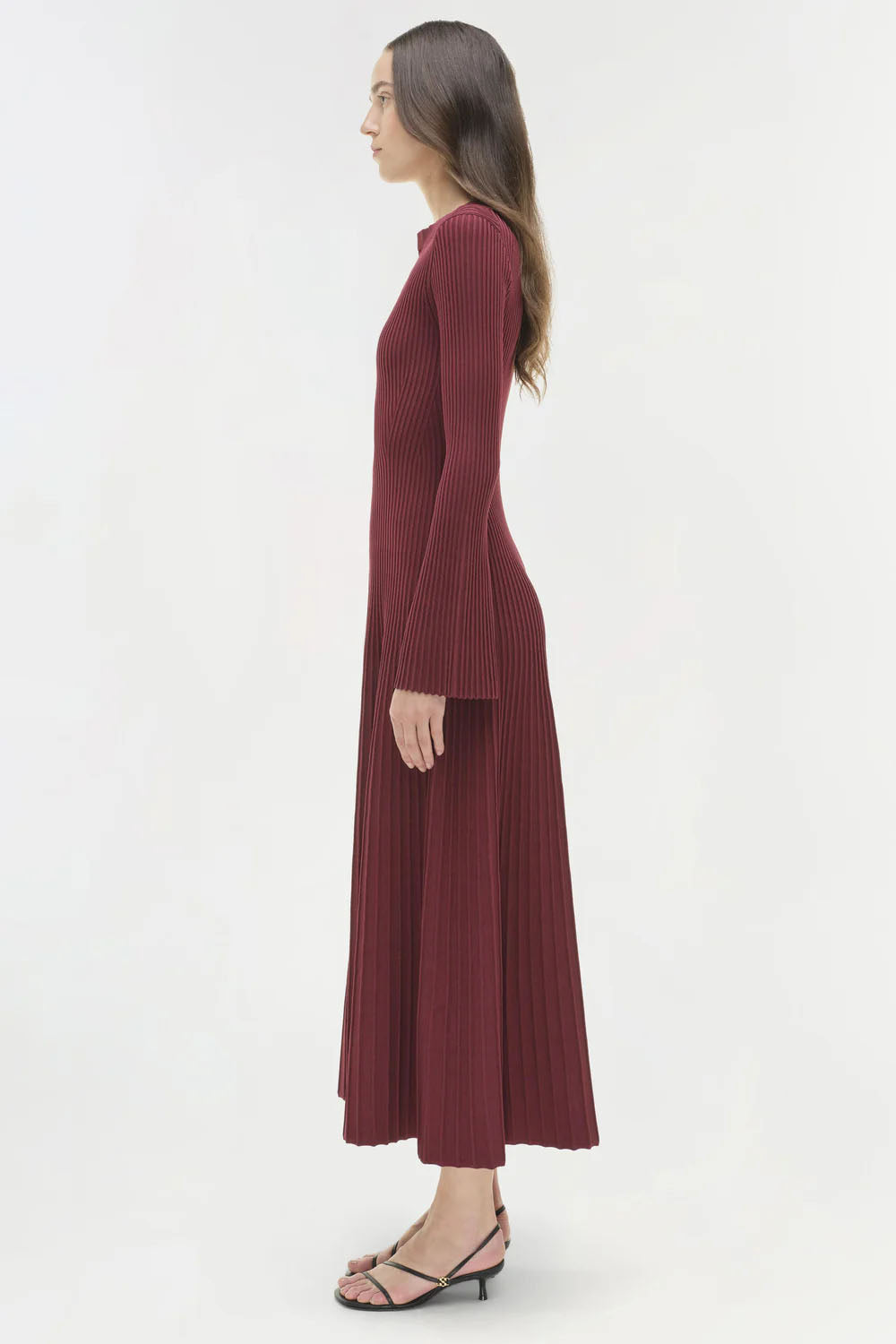 Genna Knit Dress, Cranberry