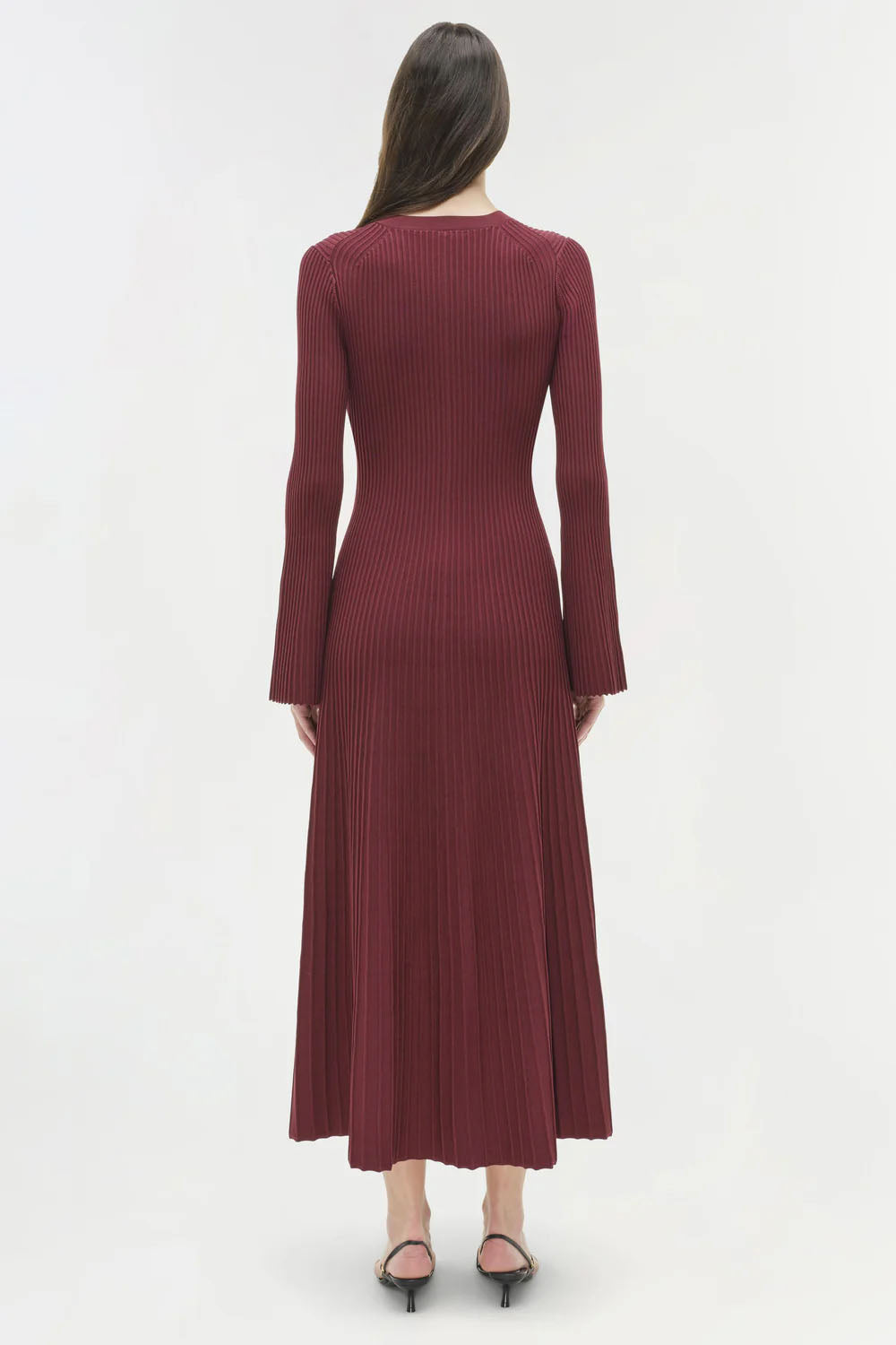 Genna Knit Dress, Cranberry