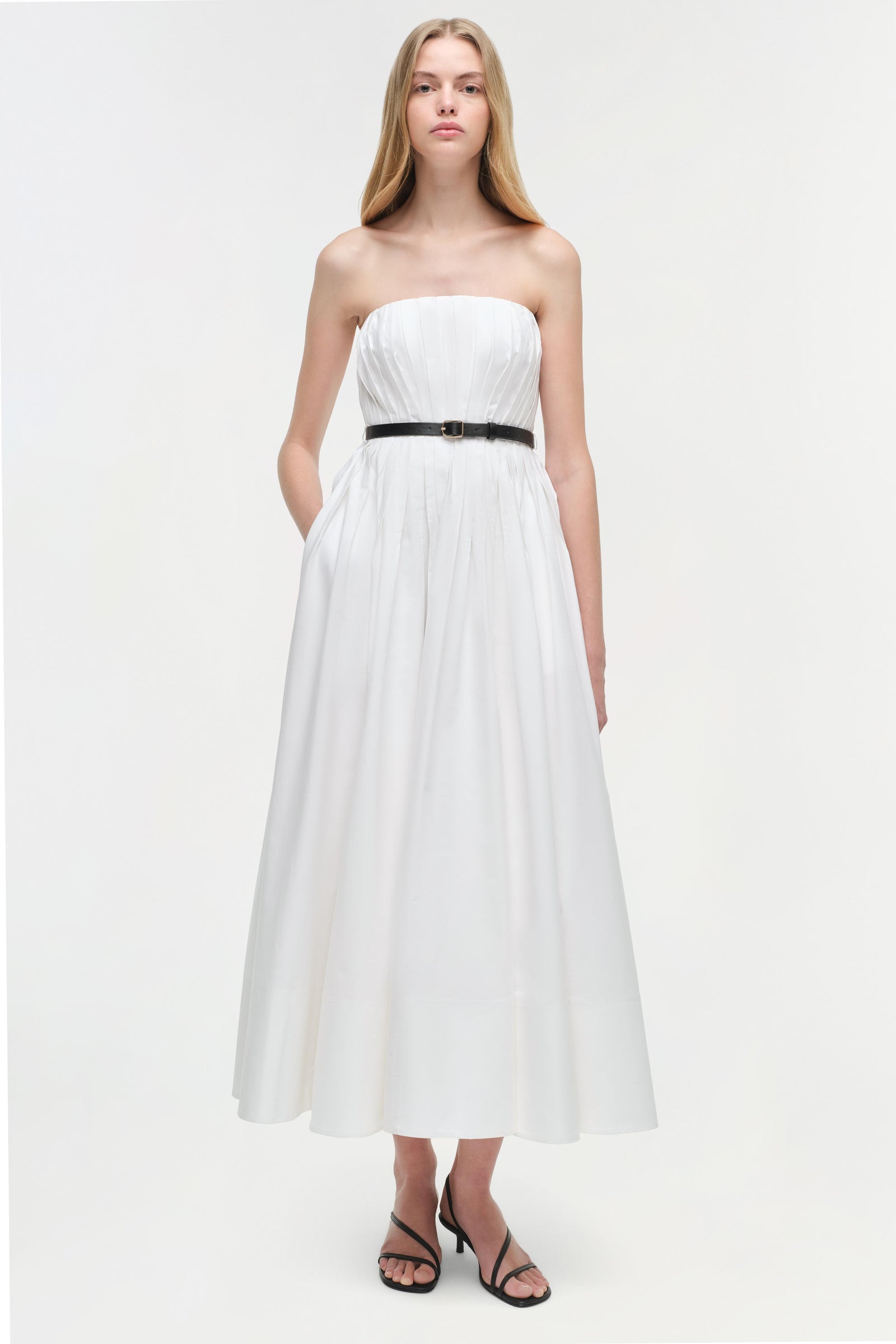 thalia midi dress THALIA MIDI DRESS - OLIVE