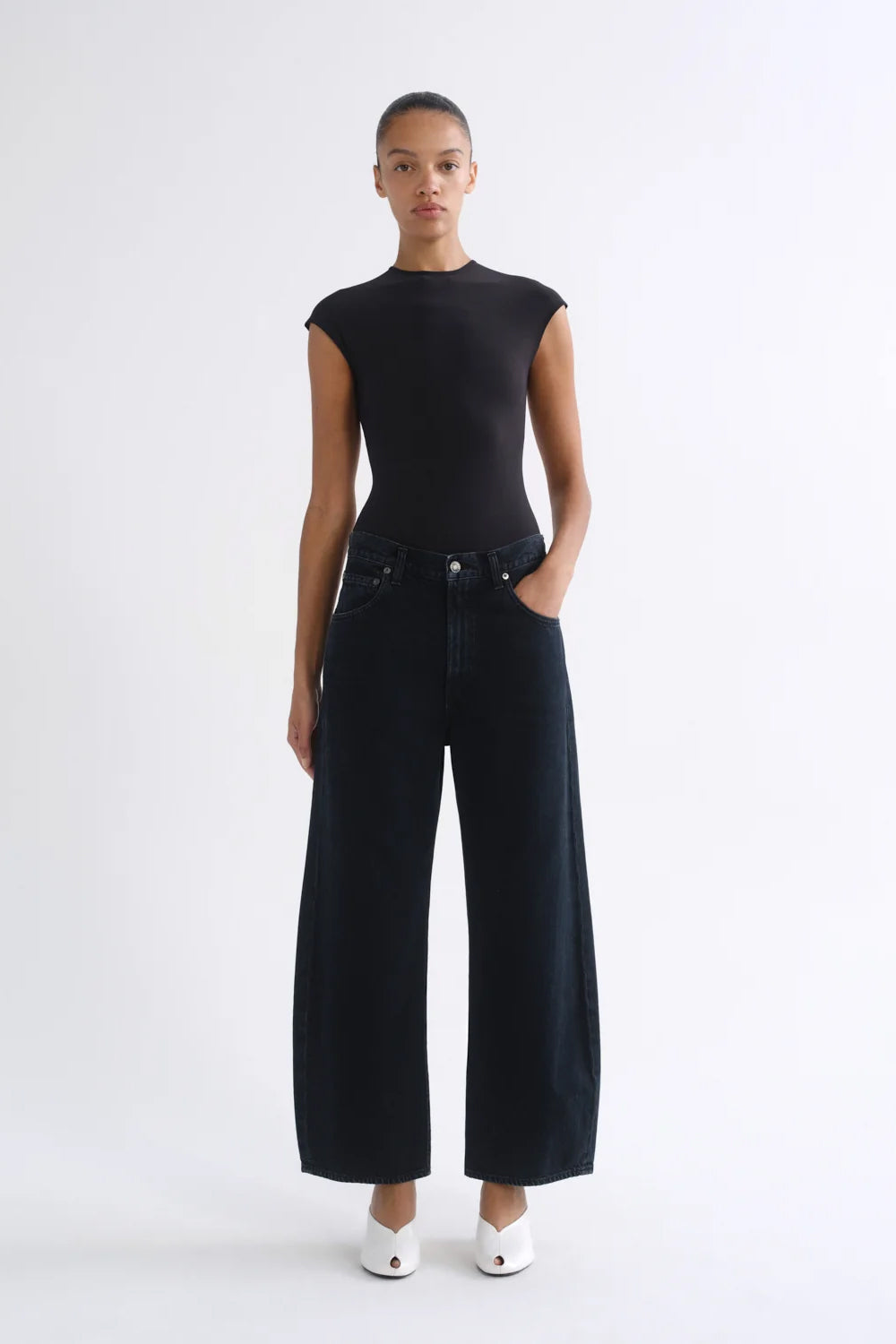 Low Curve Jean Crop, Crushed