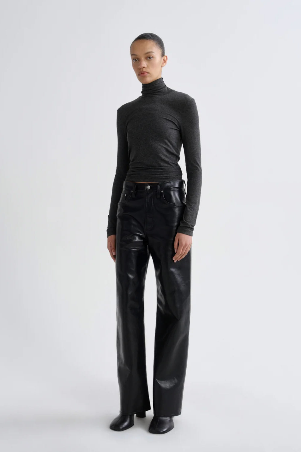 Pascale Turtleneck, Charcoal