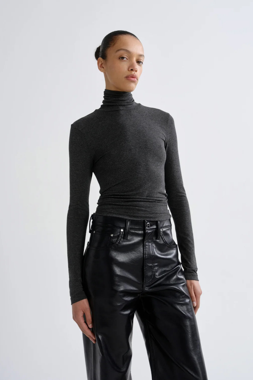 Pascale Turtleneck, Charcoal