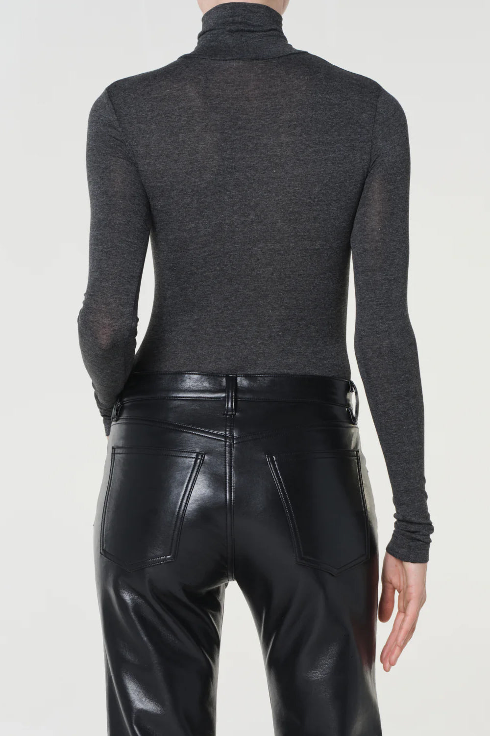 Wilma Bodysuit, Charcoal Heather