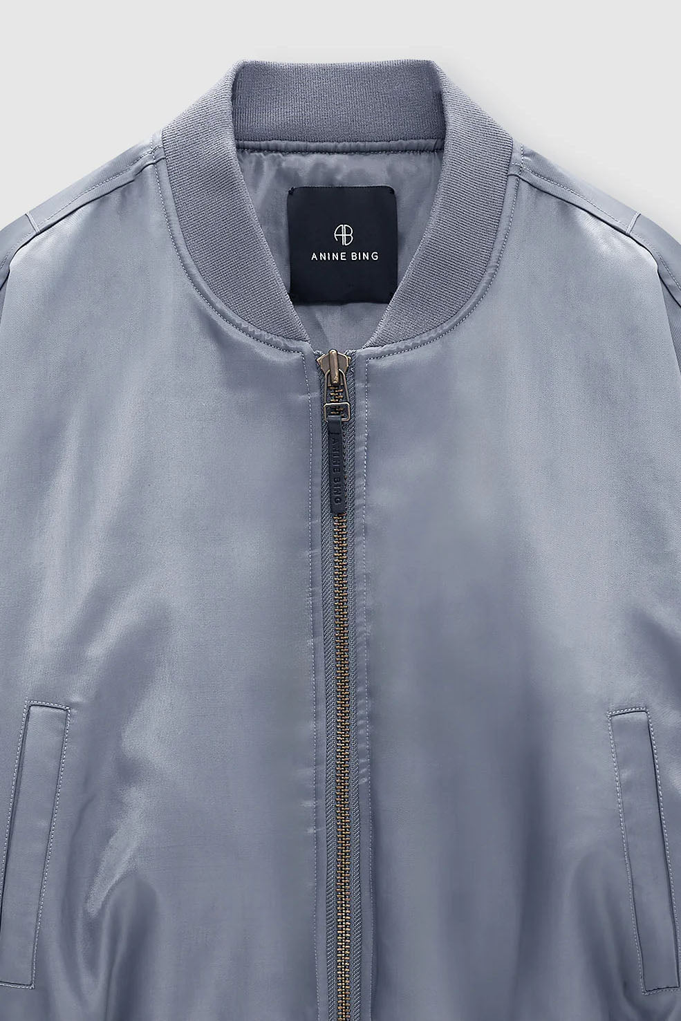 Cropped Leon Bomber, Dark Grey