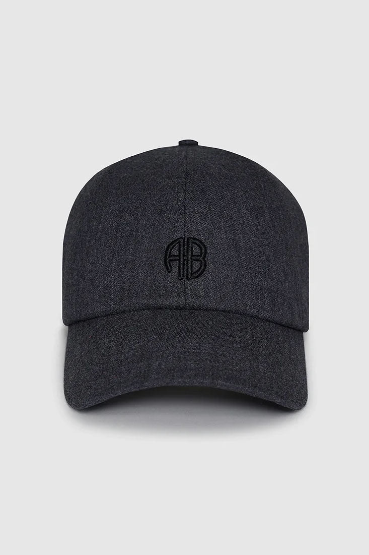 Jeremy Baseball Cap, Dark Heather Grey