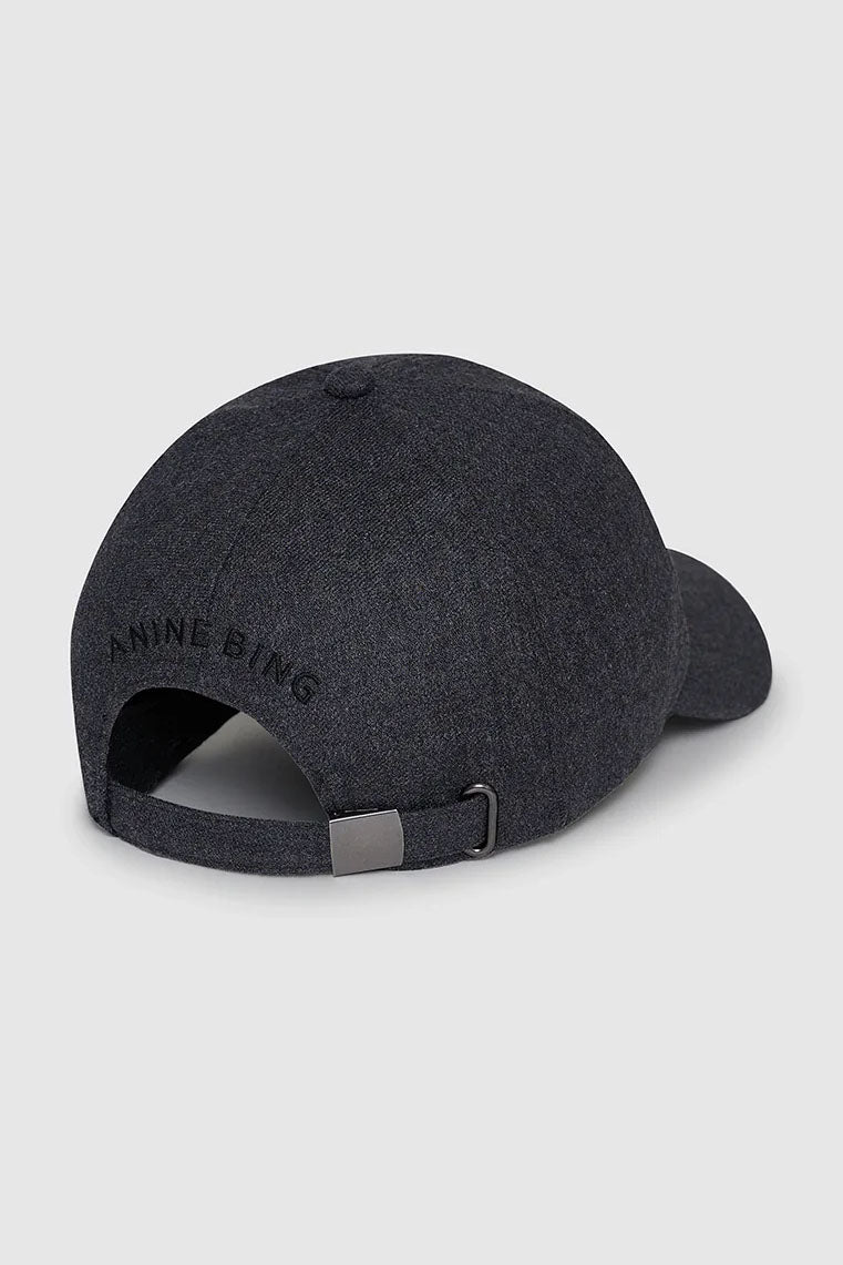 Jeremy Baseball Cap, Dark Heather Grey