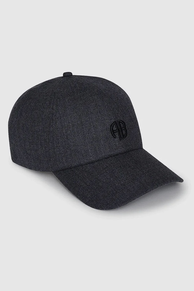 Jeremy Baseball Cap, Dark Heather Grey