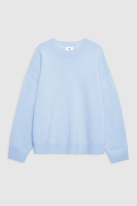 Lee Crew Sweater, Pale Blue