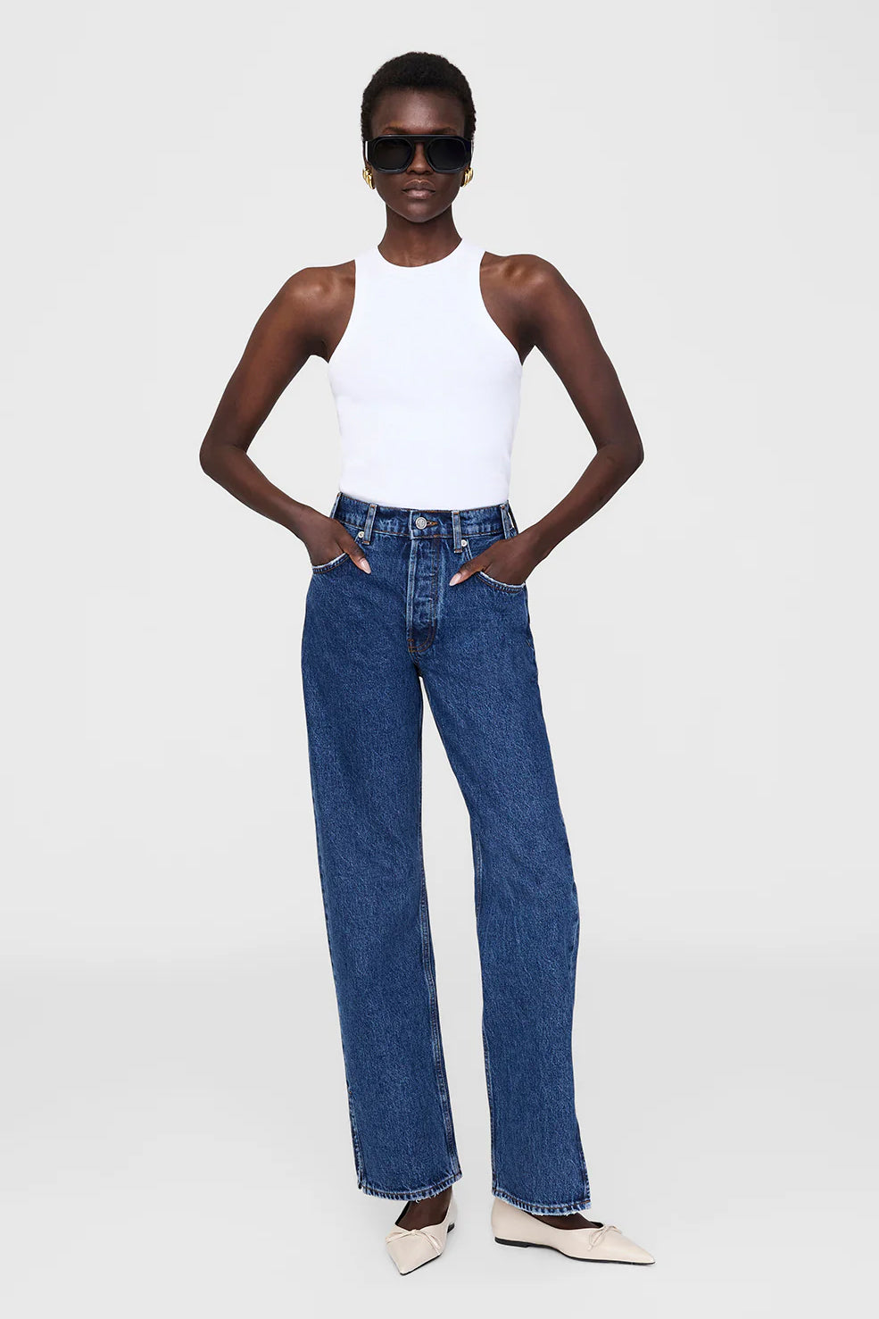 Roy Jean 31", Clean Indigo Denim