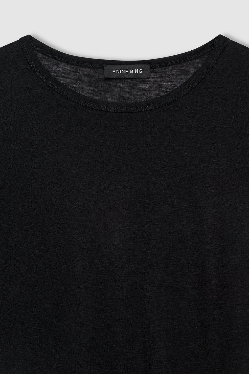 Sylvie Long Sleeve Tee, Black