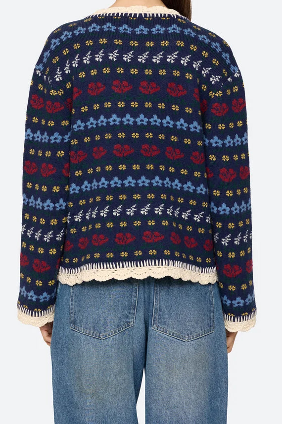 Preston Knit Tie Front Cardigan