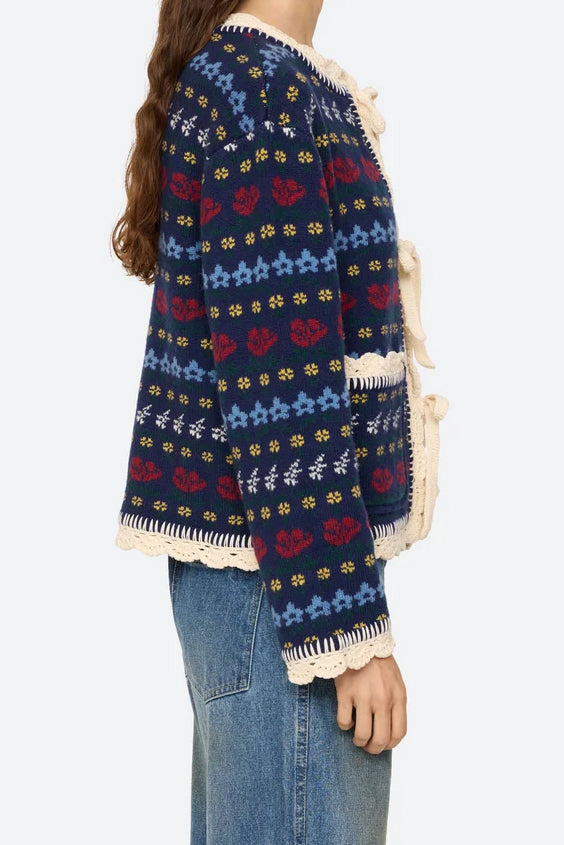Preston Knit Tie Front Cardigan