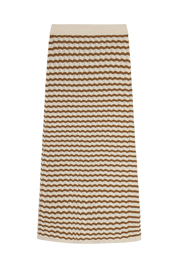 Alexis Striped Knit Skirt