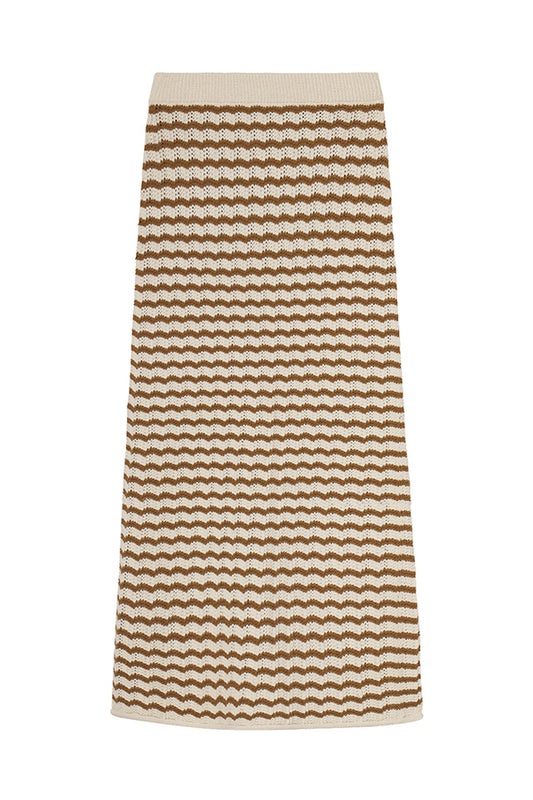 Alexis Striped Knit Skirt