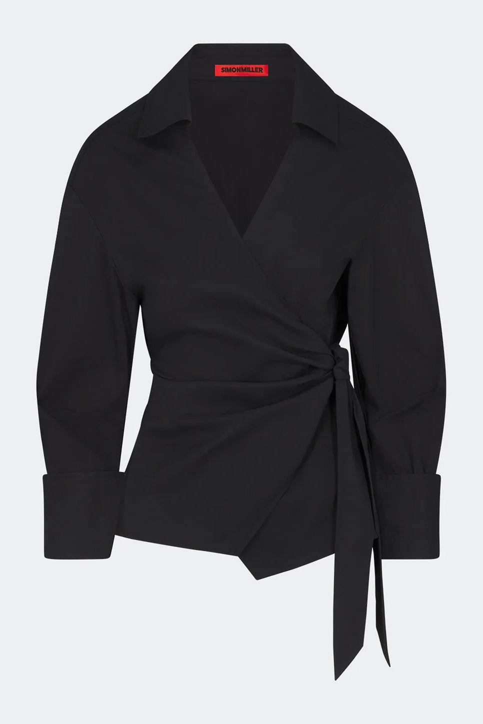 Anya Poplin Wrap Top