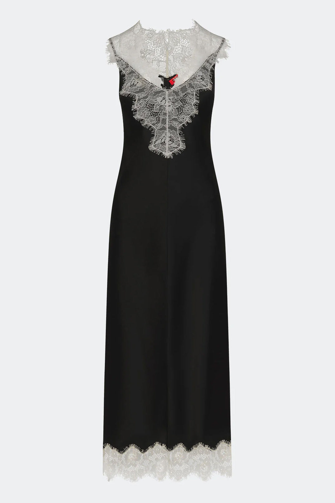 Bea Satin Lace Midi Dress