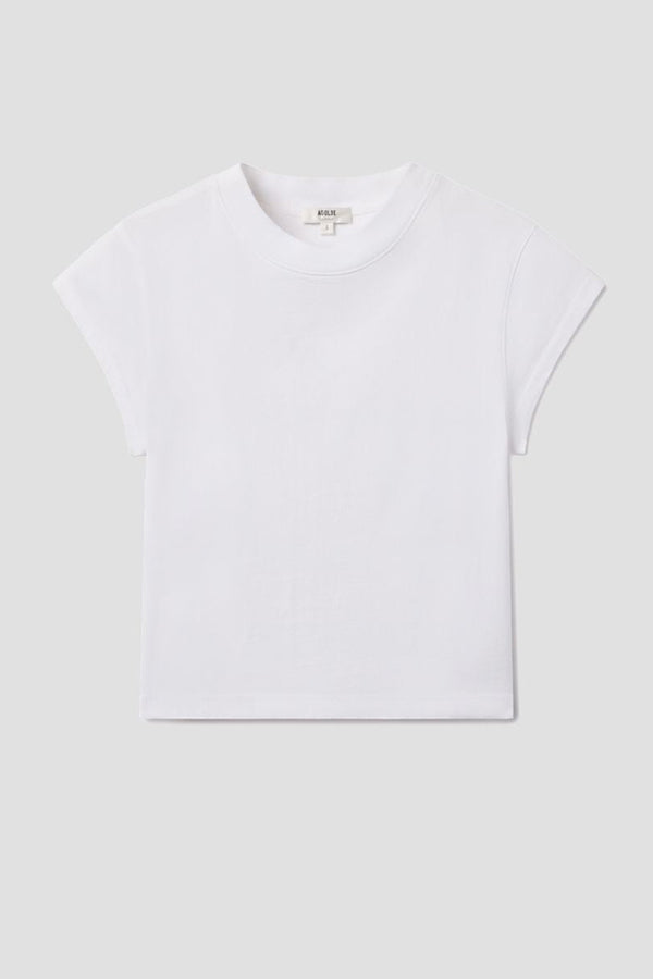 Bryce Cap Sleeve Tee, White