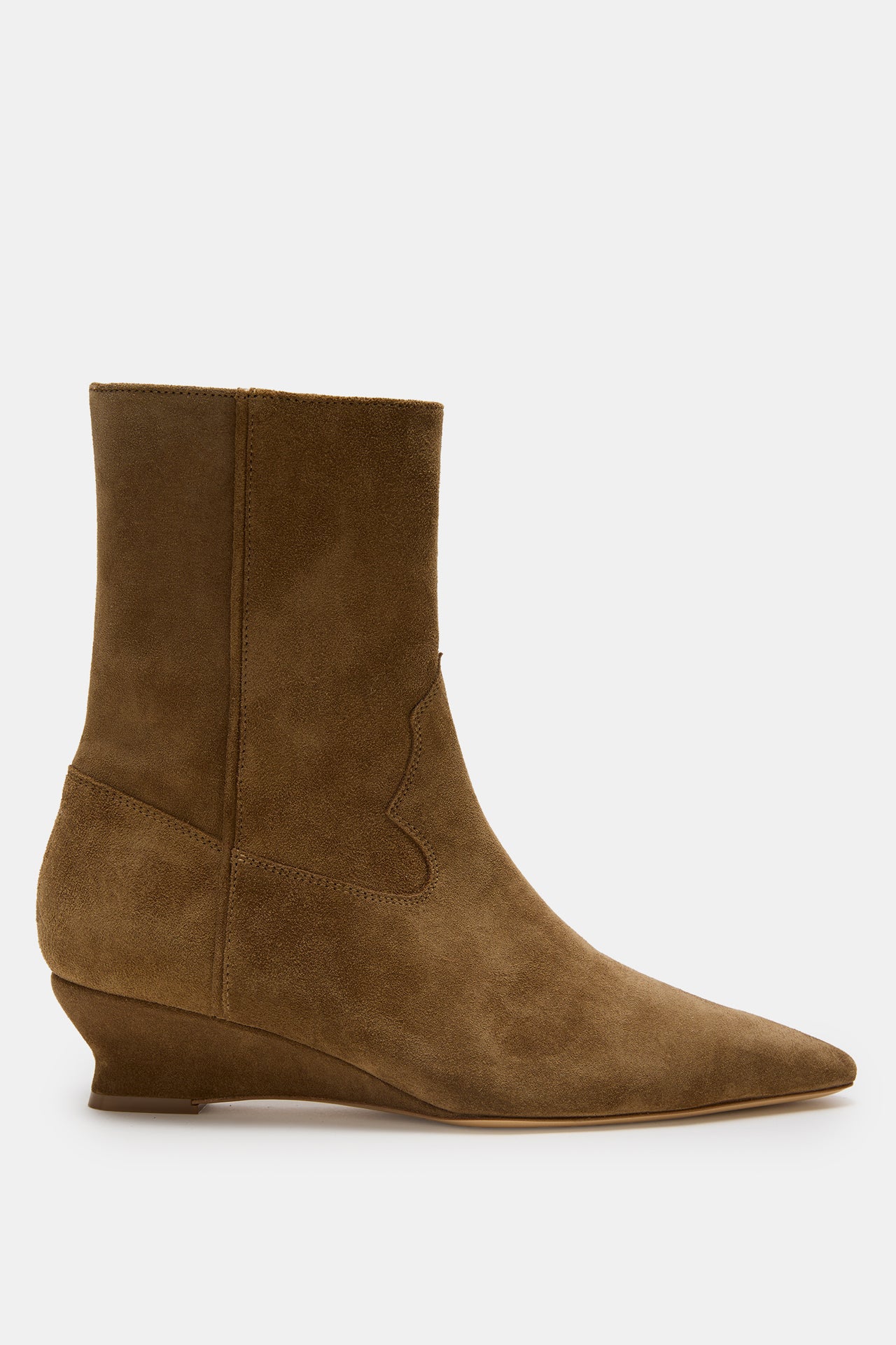 Camille 40 Wedge Boot, Taupe